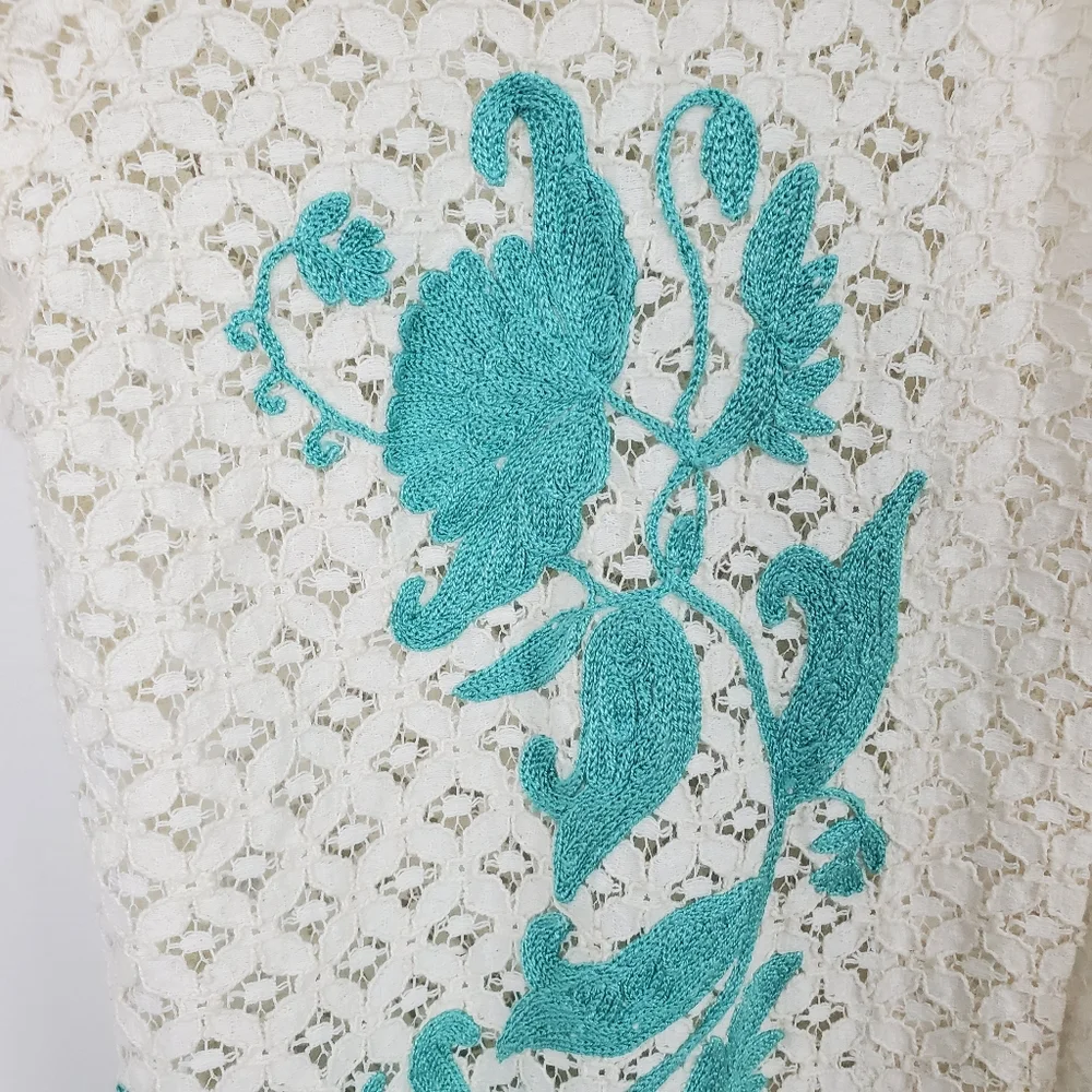 CRAZY TRAIN | Embroidered Fringe Cardigan/… - Picture 3 of 5